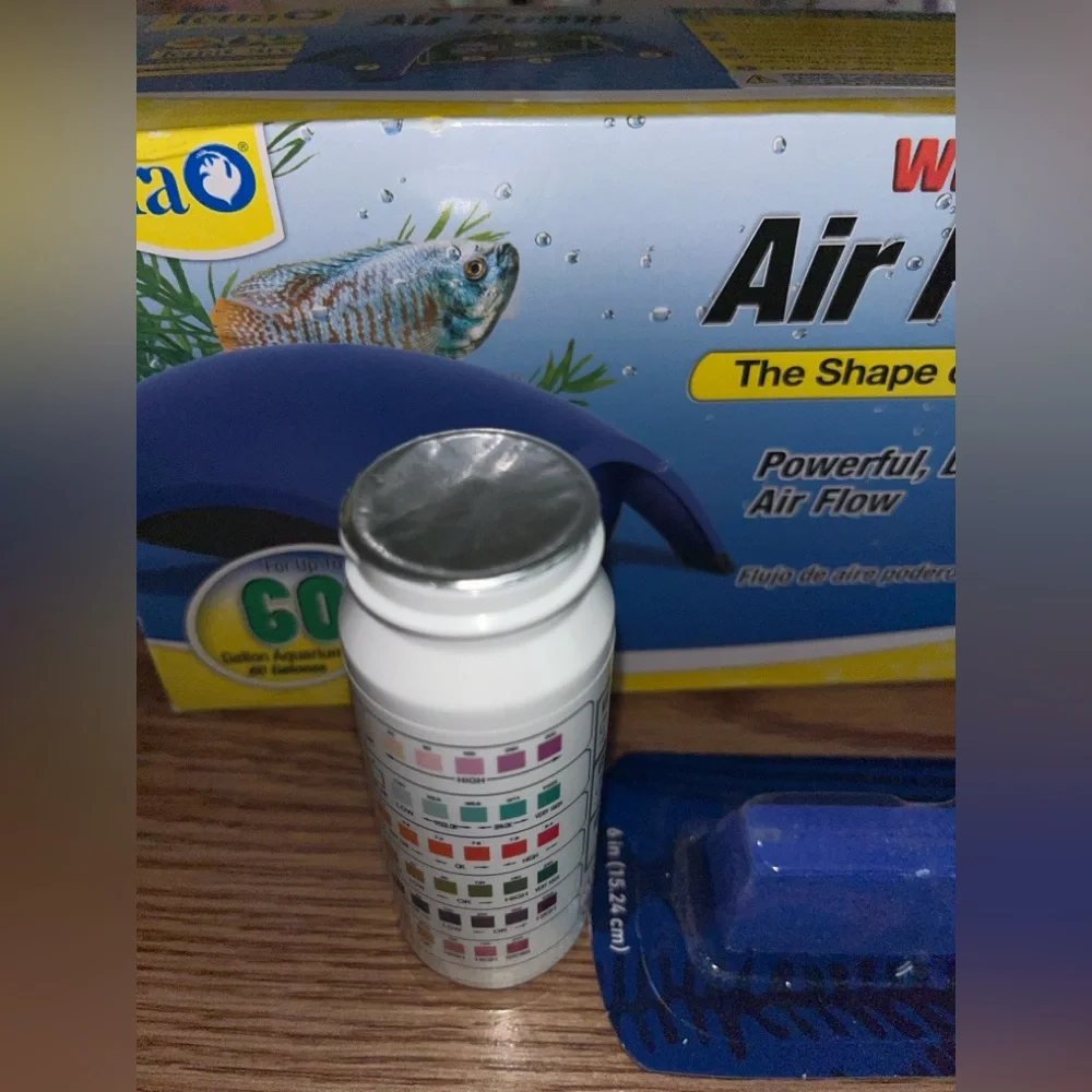 Brand NEW: Whisper Air Pump, Airstone, & Test Strips